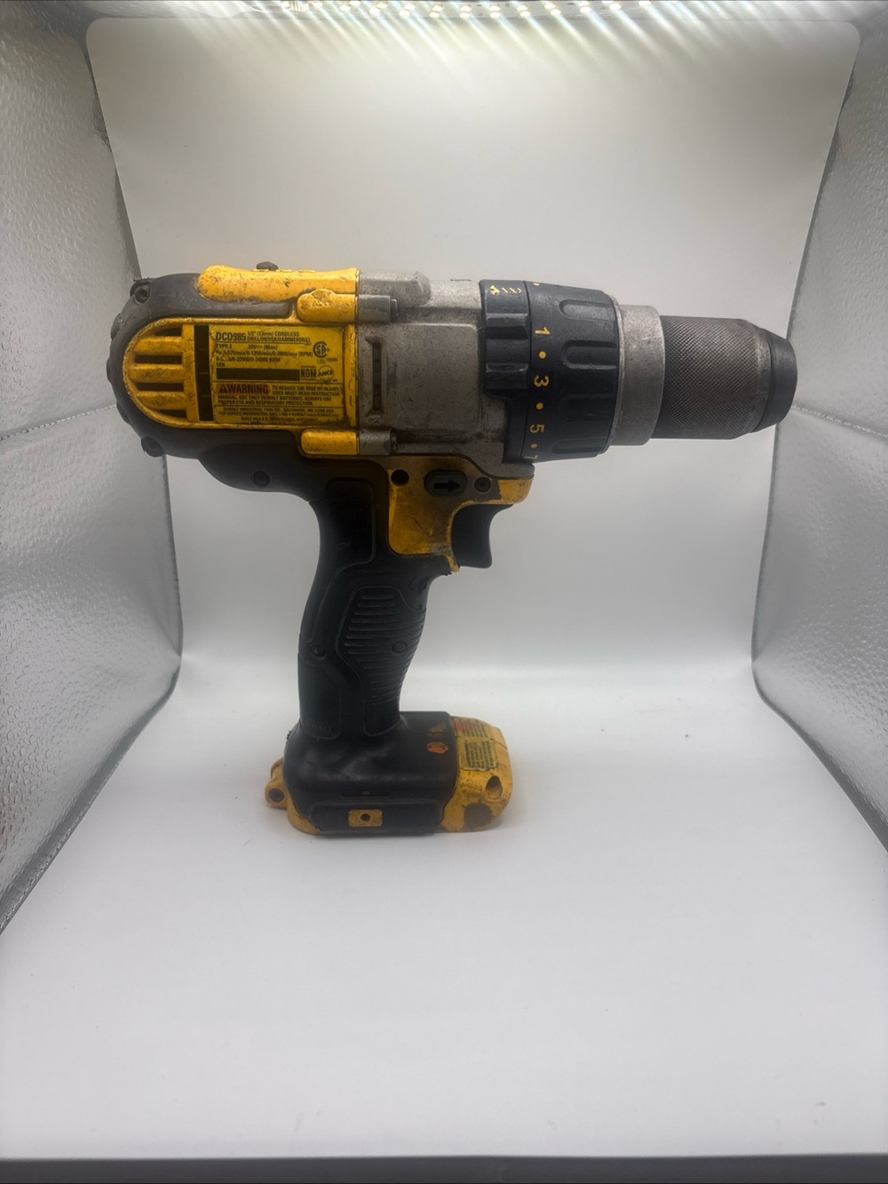DEWALT DCD985 20V MAX 1/2" Hammer Drill Driver Tool Only TESTED WORKING